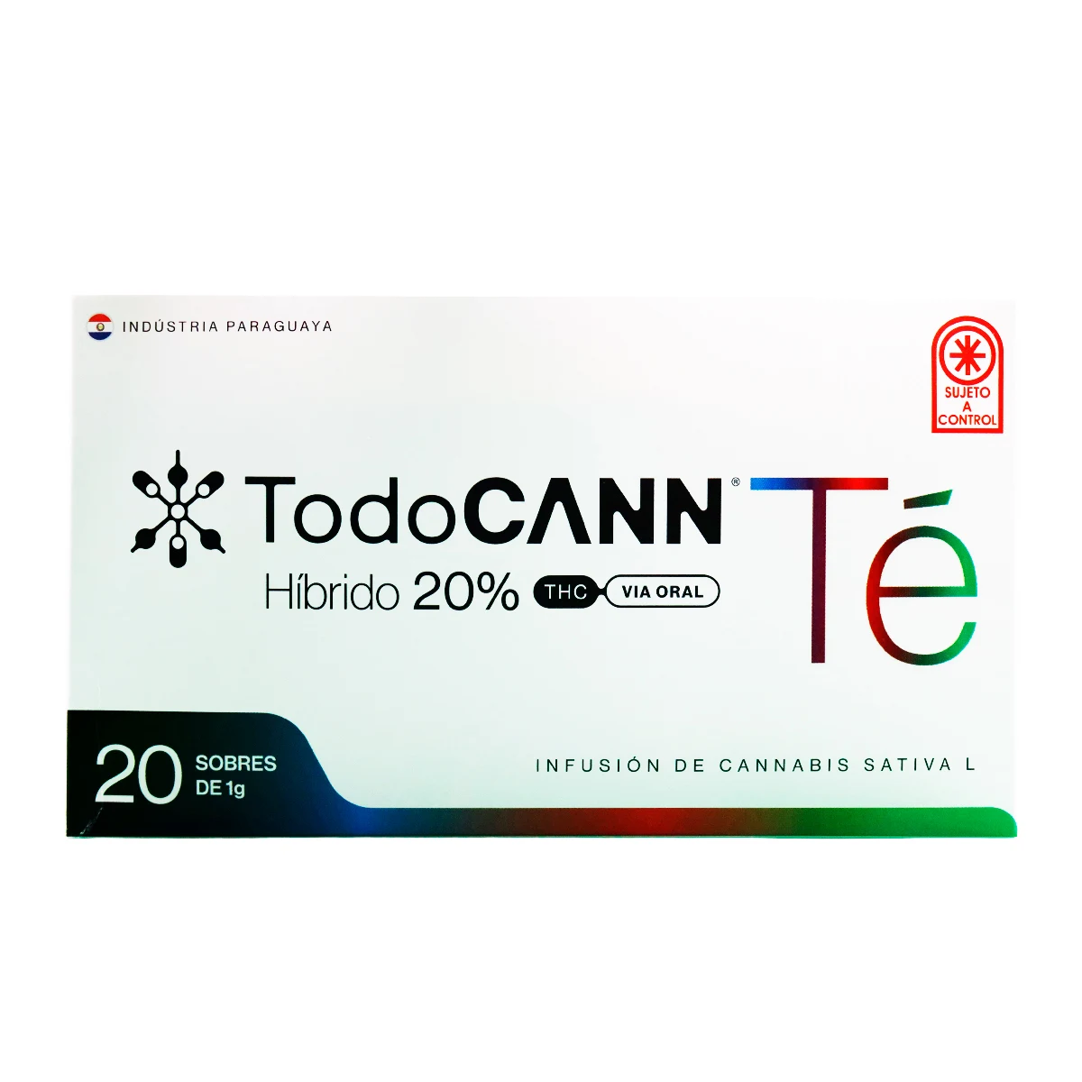 TodoCann Té Híbrido 20% - 20 sobres